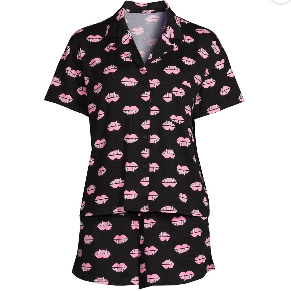 Way to Celebrate Halloween Vampire Fangs Pajamas